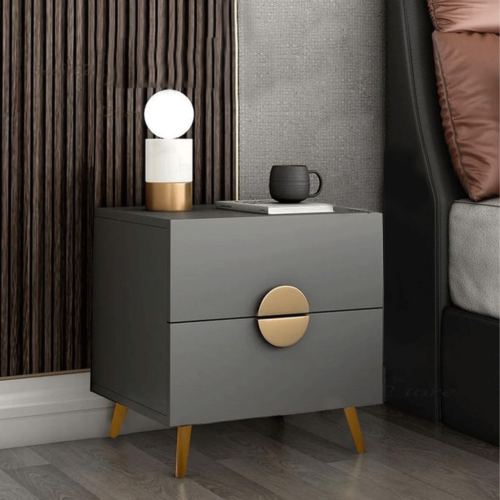 MDF Bedside Table - 60x40x55 cm