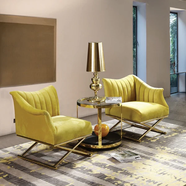 Chairs set 65 x 90 cm - multi colors - 2 pieces - MK24